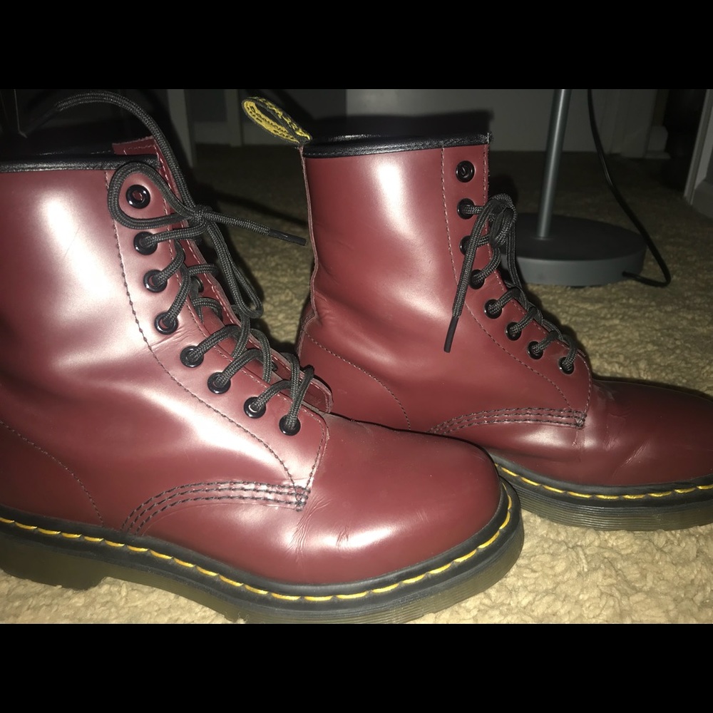 Maroon Doc Marten’s
